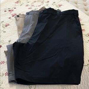 Stylish Black and Gray Shorts Set